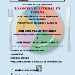 'La cocina electoral en España' se presenta en el Ateneo de Almagro