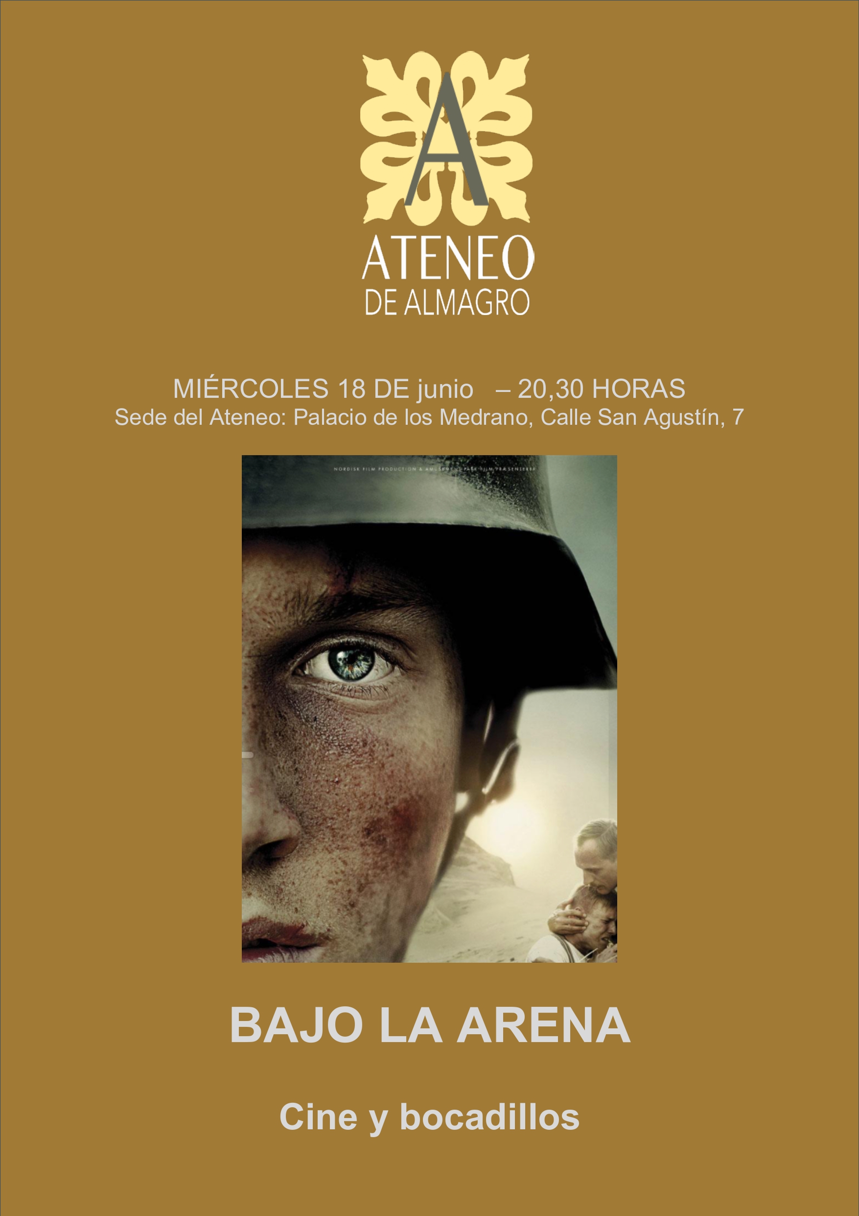 Cine y bocadillos: Bajo la arena @ Ateneo de Almagro