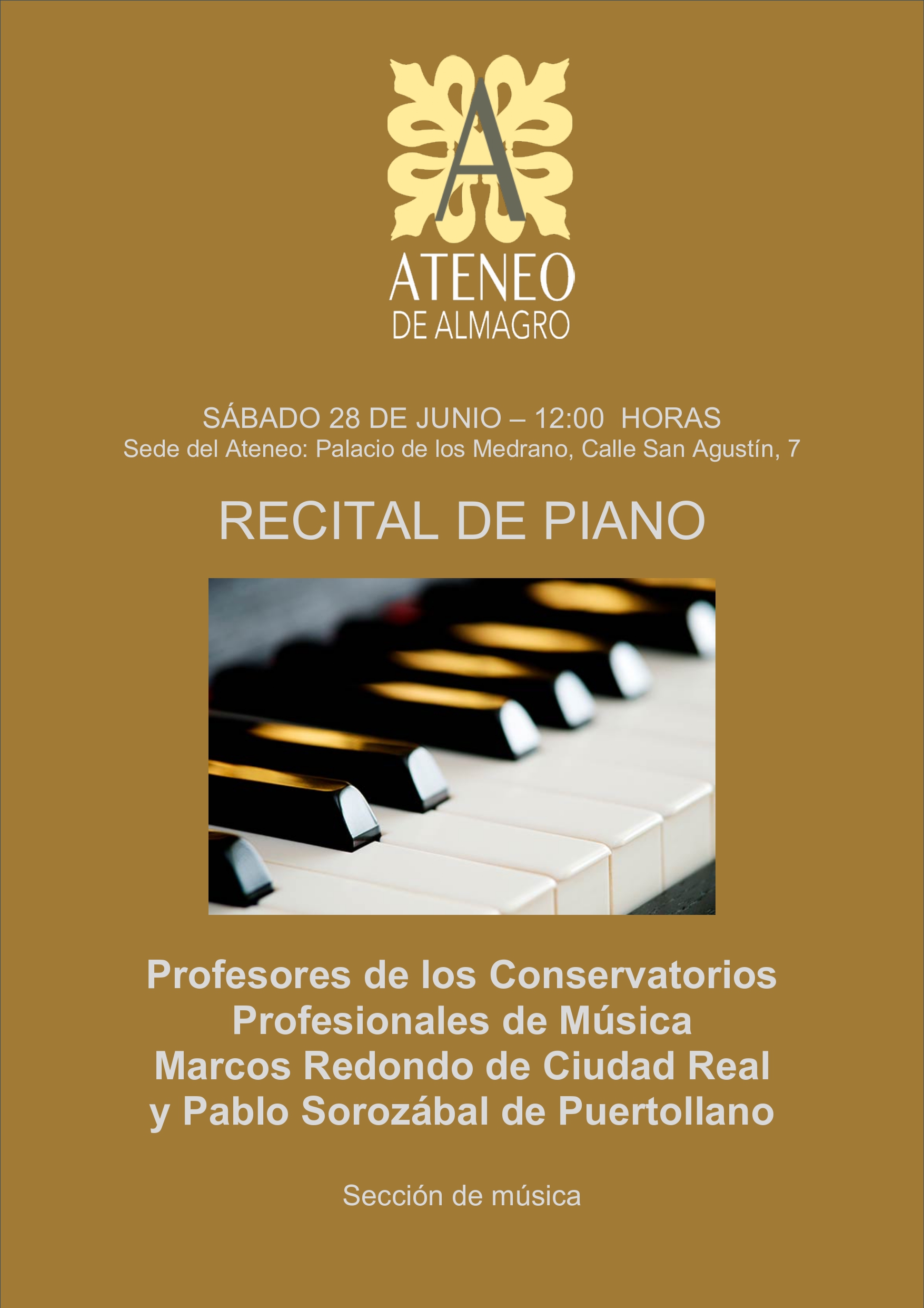 Recital de piano @ Ateneo de Almagro