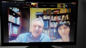 Mª Del Carmen Díaz Mardomingo y Jesús Gómez Garzás hablaron de psicología y derecho en el envejecimiento.