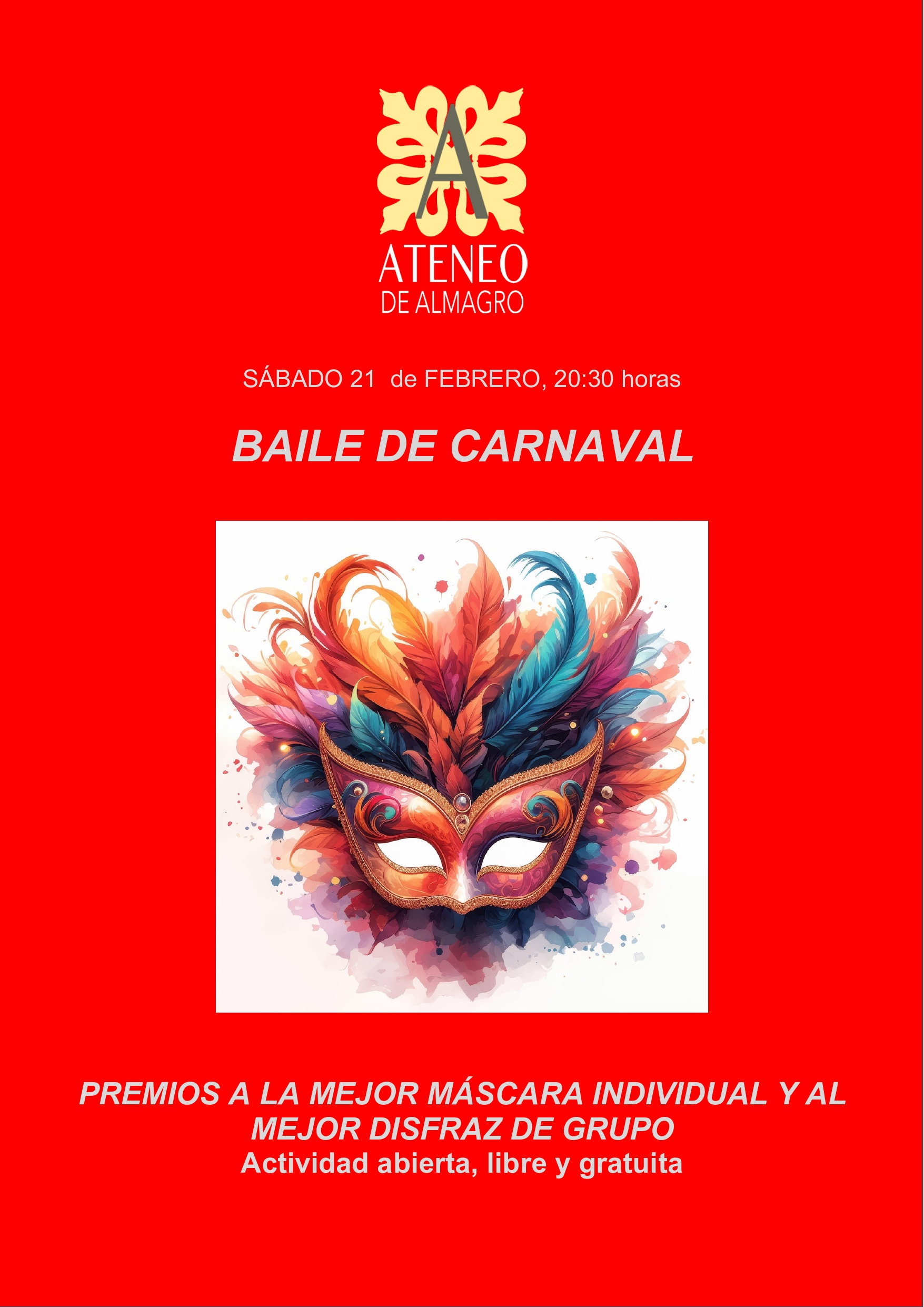 Baile de carnaval @ Ateneo de Almagro