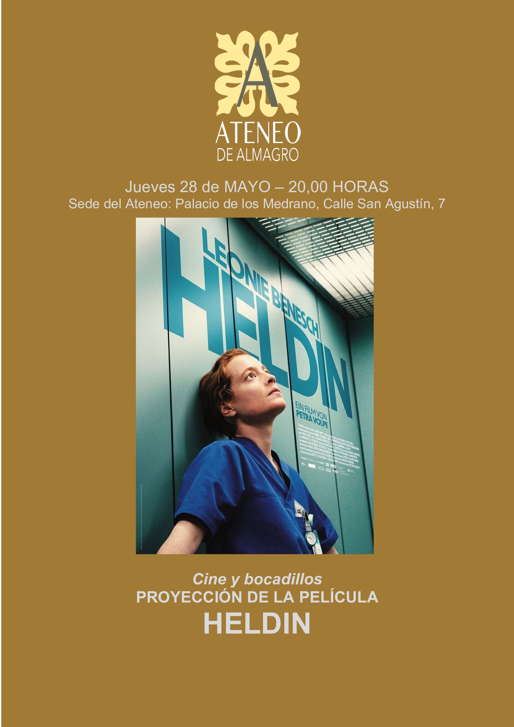 Cine y Bocadillos: Heldin @ Ateneo de Almagro