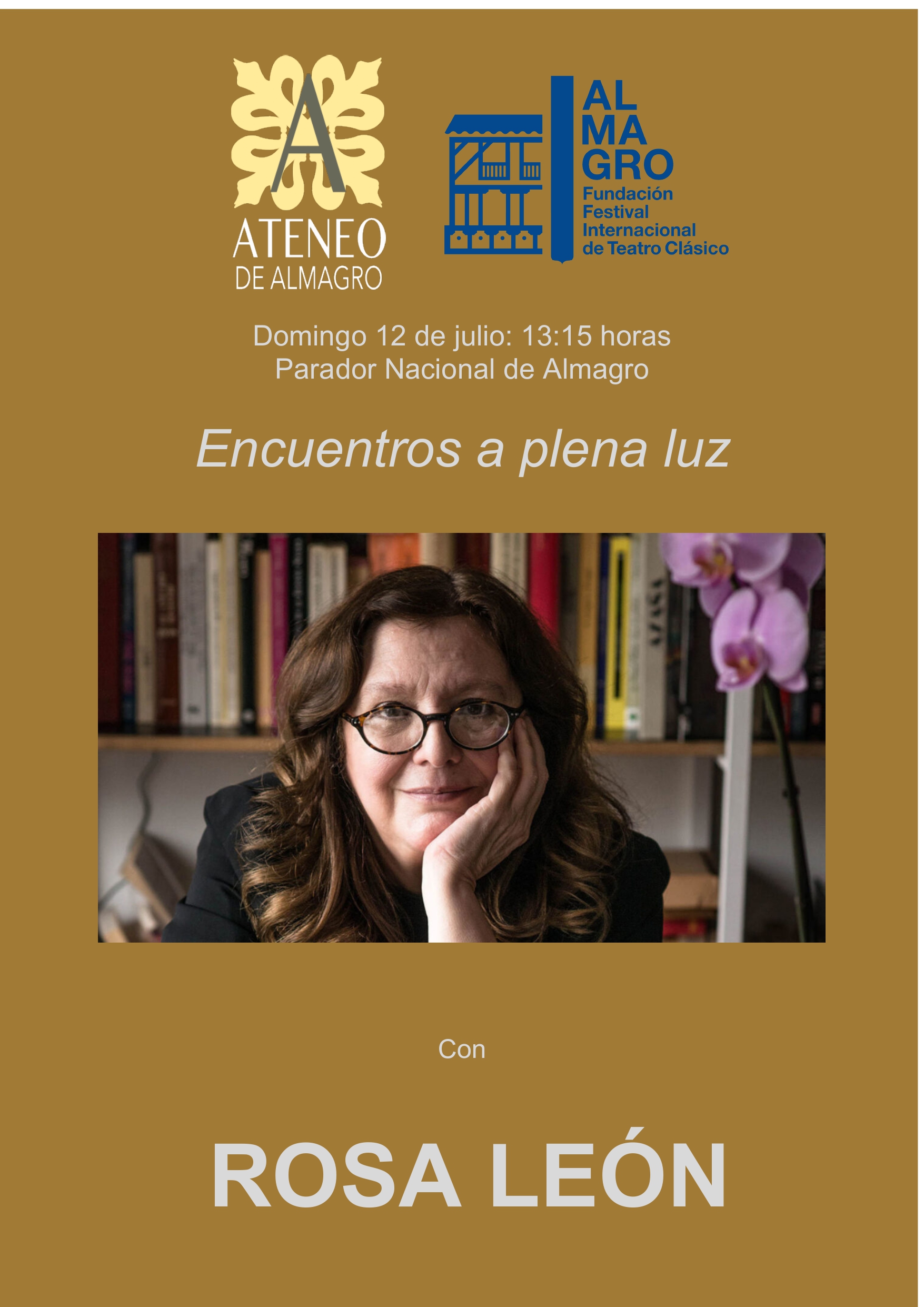 Encuentros a plena luz con Rosa León @ Parador Nacional de Almagro