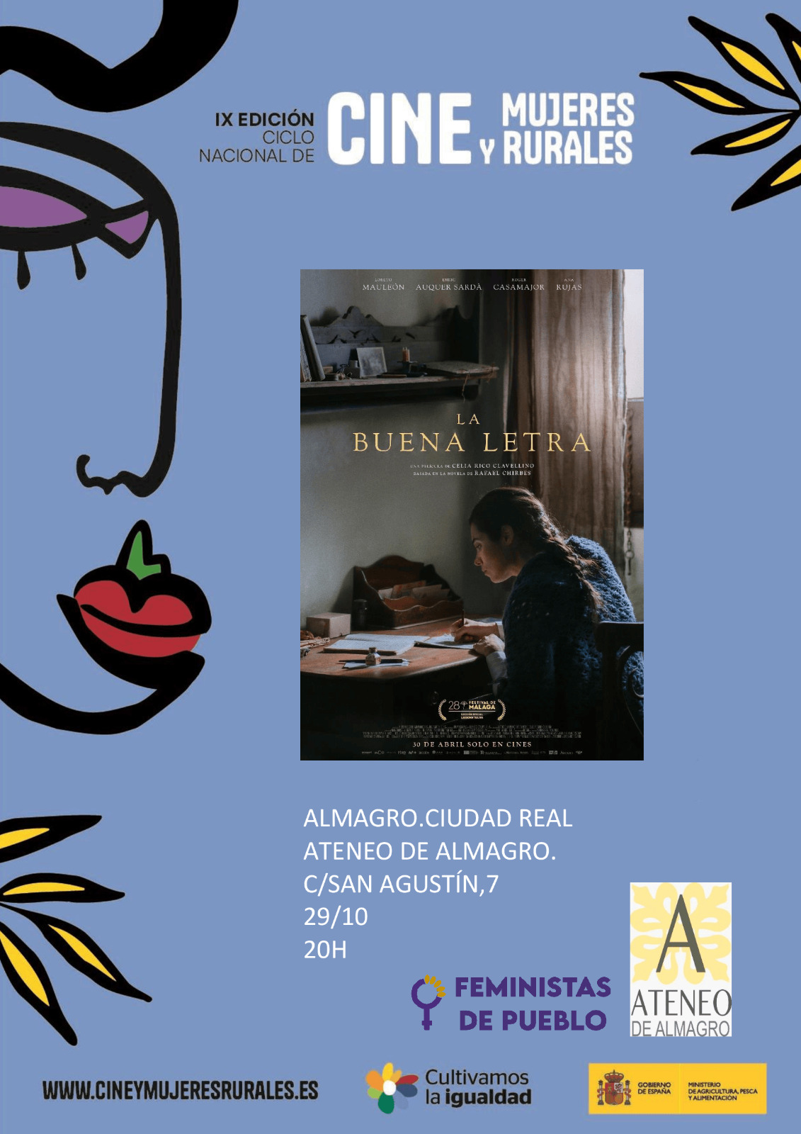 Cine y mujeres rurales: La buena letra @ Ateneo de Almagro